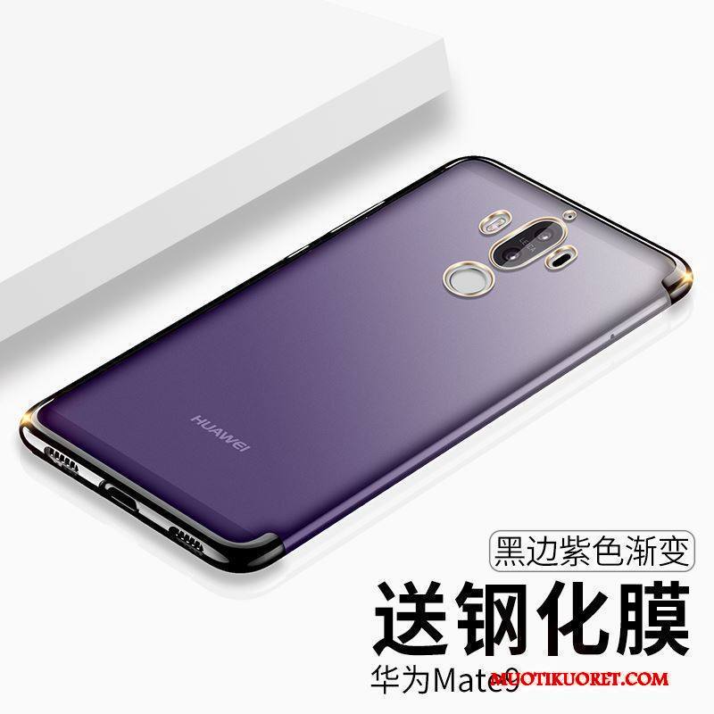 Huawei Mate 9 Kuori Tide-brändi Ultra Ohut Juoksuhiekka Silikoni Pinkki Läpinäkyvä