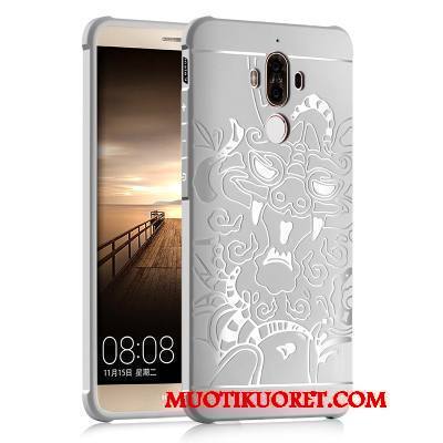 Huawei Mate 9 Kuori Trendi Yksinkertainen Pesty Suede Musta Suojaus Kotelo Pehmeä Neste