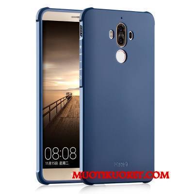 Huawei Mate 9 Kuori Trendi Yksinkertainen Pesty Suede Musta Suojaus Kotelo Pehmeä Neste
