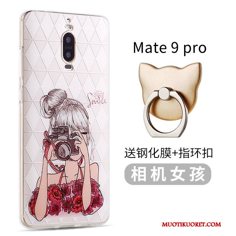 Huawei Mate 9 Pro Kuori Persoonallisuus Puhelimen Kuoret Pehmeä Neste Silikoni Jauhe Luova