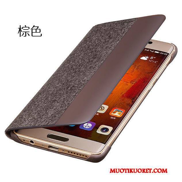 Huawei Mate 9 Pro Kuori Puhelimen Simpukka Nahkakotelo Suojaus Harmaa Puhelimen Kuoret Murtumaton