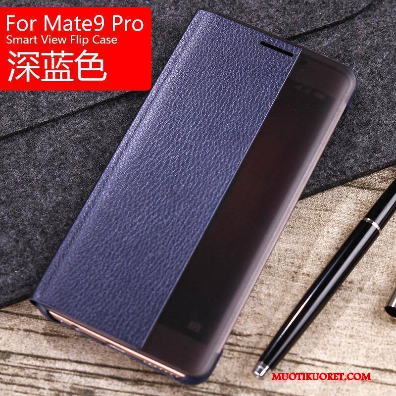 Huawei Mate 9 Pro Kuori Simpukka Nahkakotelo Kulta Puhelimen Kuoret Suojaus