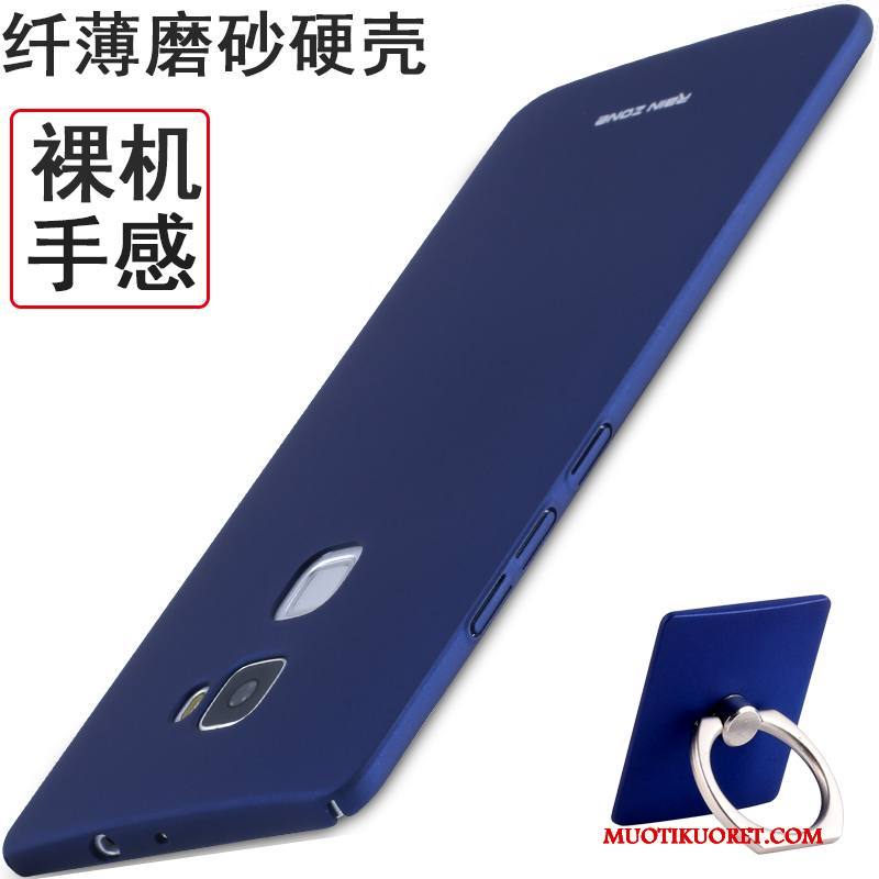 Huawei Mate S Kuori Puhelimen Kuoret Ultra Murtumaton Pesty Suede Kotelo Punainen Ohut