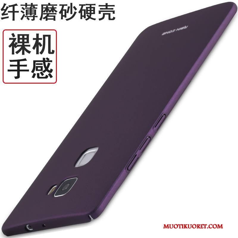 Huawei Mate S Kuori Puhelimen Kuoret Ultra Murtumaton Pesty Suede Kotelo Punainen Ohut