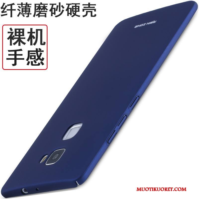 Huawei Mate S Kuori Puhelimen Kuoret Ultra Murtumaton Pesty Suede Kotelo Punainen Ohut