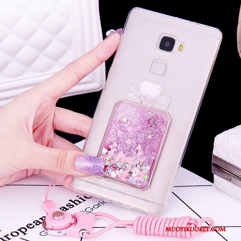 Huawei Mate S Kuori Silikoni Trendi Pehmeä Neste Suojaus Juoksuhiekka Violetti Murtumaton