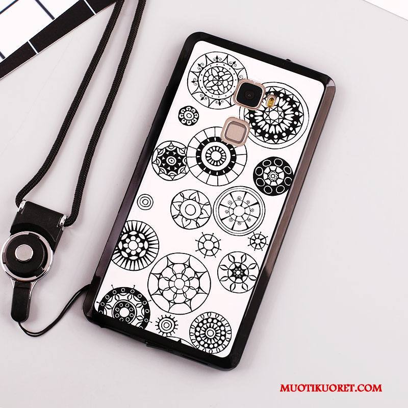 Huawei Mate S Kuori Suojaus Pehmeä Neste Maalaus Kotelo Puhelimen Kuoret Valkoinen