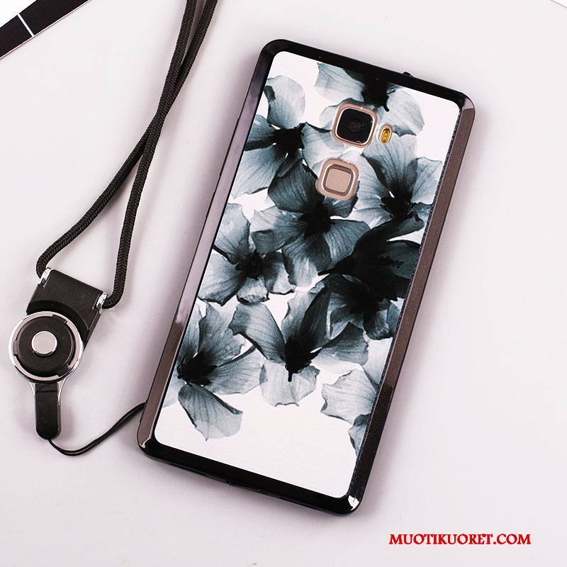 Huawei Mate S Kuori Suojaus Pehmeä Neste Maalaus Kotelo Puhelimen Kuoret Valkoinen