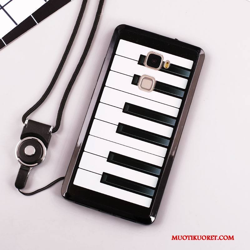 Huawei Mate S Kuori Suojaus Pehmeä Neste Maalaus Kotelo Puhelimen Kuoret Valkoinen