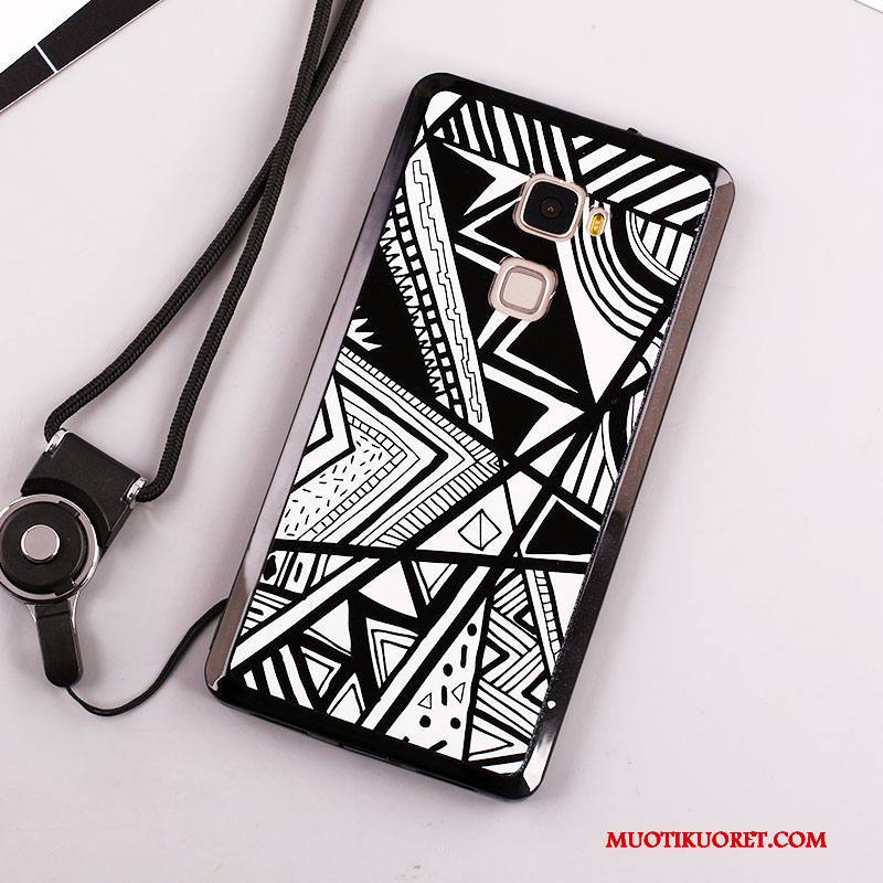 Huawei Mate S Kuori Suojaus Pehmeä Neste Maalaus Kotelo Puhelimen Kuoret Valkoinen