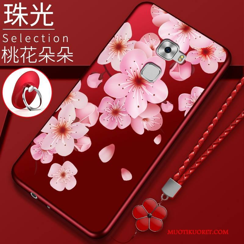 Huawei Mate S Kuori Trendi Silikoni Murtumaton Kotelo Pesty Suede All Inclusive Suojaus