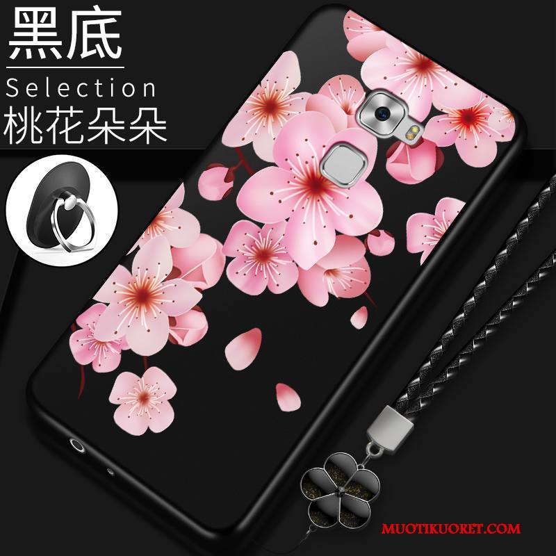Huawei Mate S Kuori Trendi Silikoni Murtumaton Kotelo Pesty Suede All Inclusive Suojaus