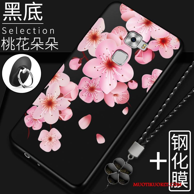 Huawei Mate S Kuori Trendi Silikoni Murtumaton Kotelo Pesty Suede All Inclusive Suojaus