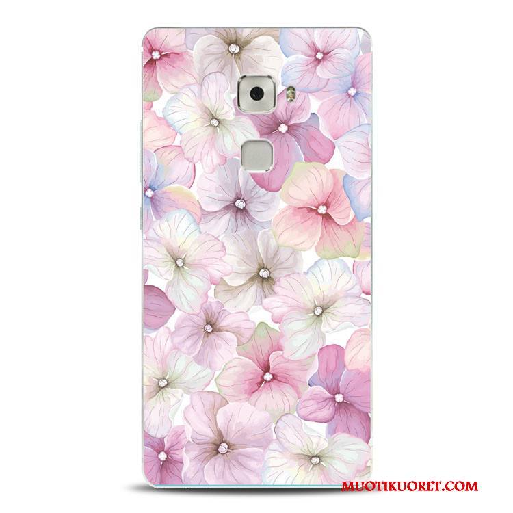 Huawei Mate S Persoonallisuus Kuori Pehmeä Neste Kukka Silikoni Jauhe Tuki