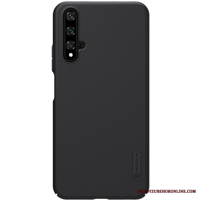 Huawei Nova 5t Kuori All Inclusive Kova Sininen Kotelo Kulta Pesty Suede Murtumaton