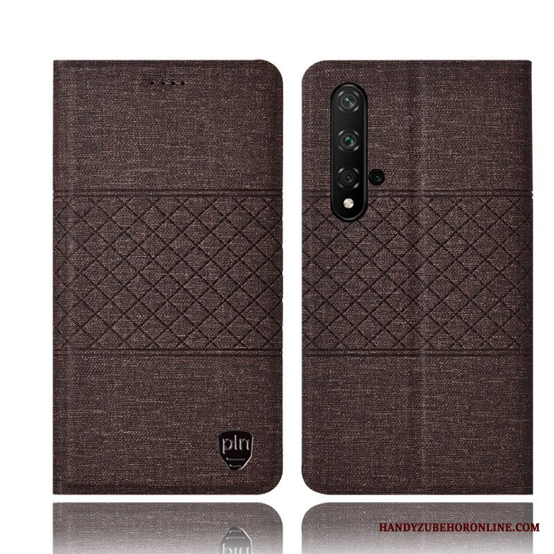Huawei Nova 5t Kuori Kotelo Kuoret Puhelimen Kuoret Pellava All Inclusive Murtumaton Jauhe