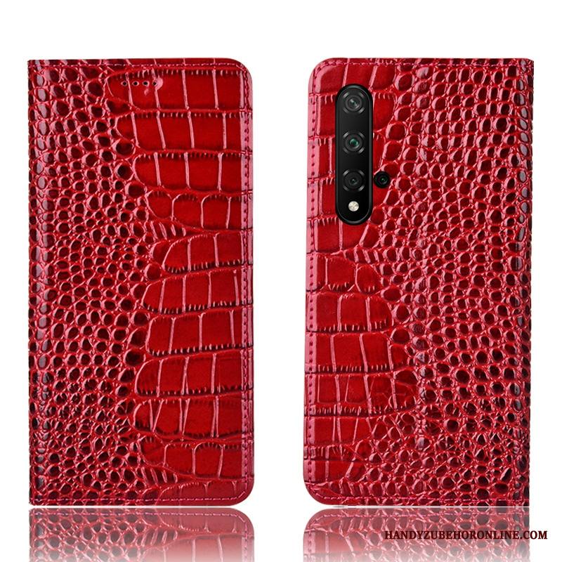 Huawei Nova 5t Kuori Murtumaton Suojaus Kotelo Sininen Puhelimen Kuoret Aito Nahka
