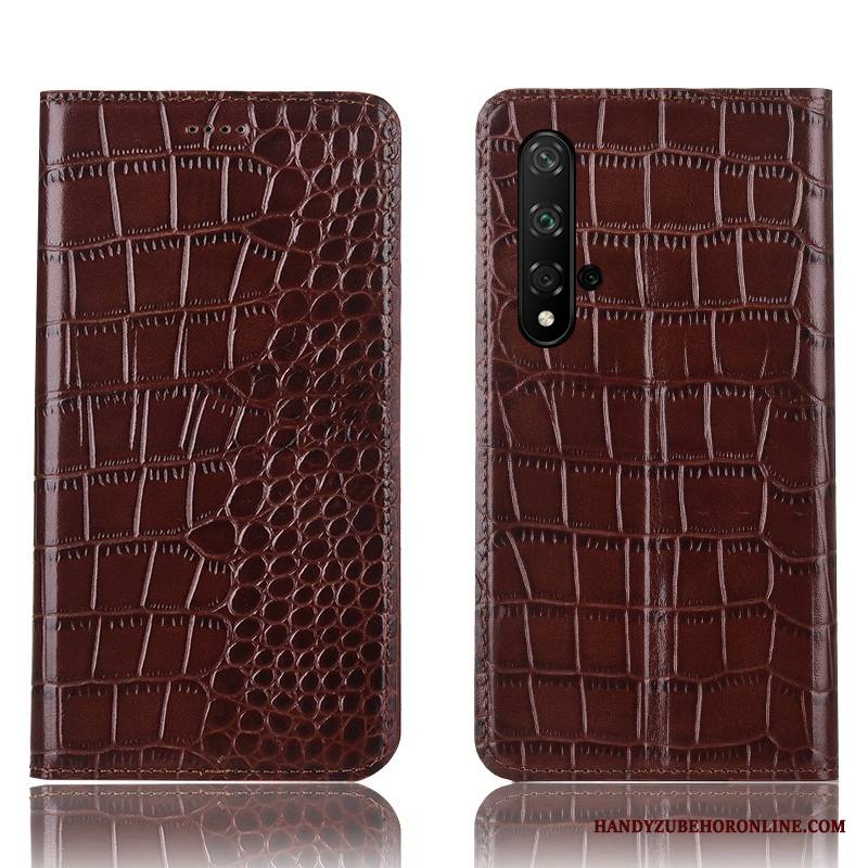 Huawei Nova 5t Kuori Murtumaton Suojaus Kotelo Sininen Puhelimen Kuoret Aito Nahka