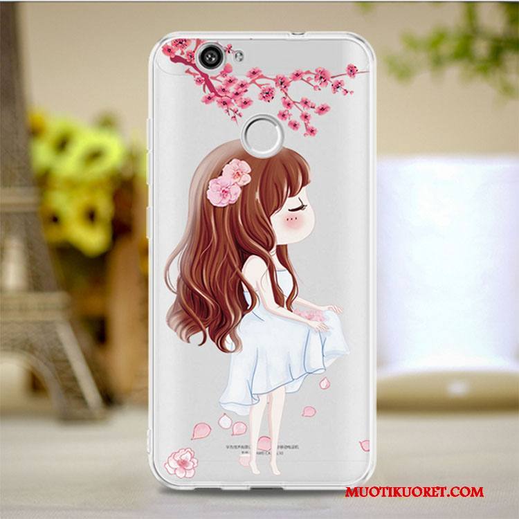 Huawei Nova Kuori Pehmeä Neste All Inclusive Valkoinen Murtumaton Silikoni Luova Persoonallisuus