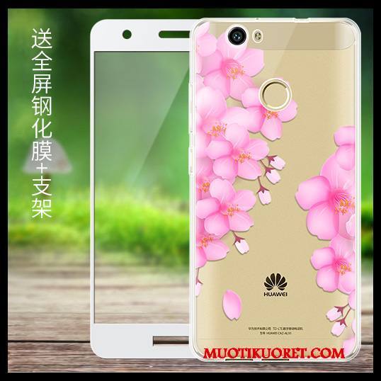 Huawei Nova Kuori Sarjakuva Silikoni Läpinäkyvä Musta Pehmeä Neste Puhelimen Puhelimen Kuoret