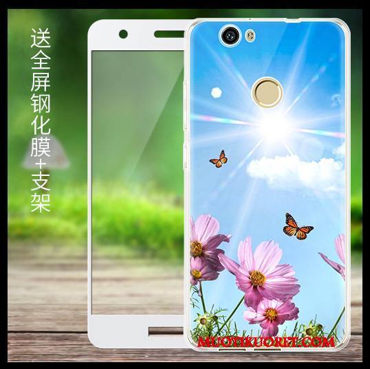 Huawei Nova Kuori Sarjakuva Silikoni Läpinäkyvä Musta Pehmeä Neste Puhelimen Puhelimen Kuoret