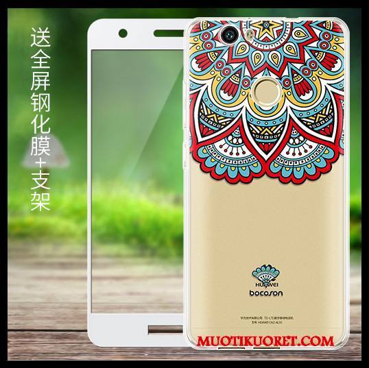 Huawei Nova Kuori Sarjakuva Silikoni Läpinäkyvä Musta Pehmeä Neste Puhelimen Puhelimen Kuoret