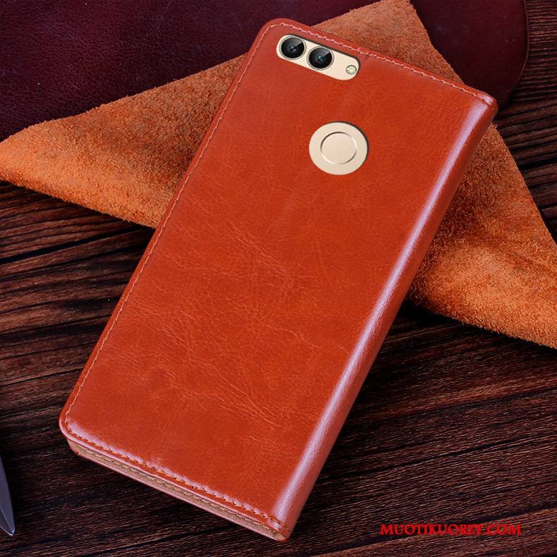 Huawei P Smart Kuoret Punainen Kuori Kotelo Murtumaton Nahkakotelo Puhelimen Kuoret