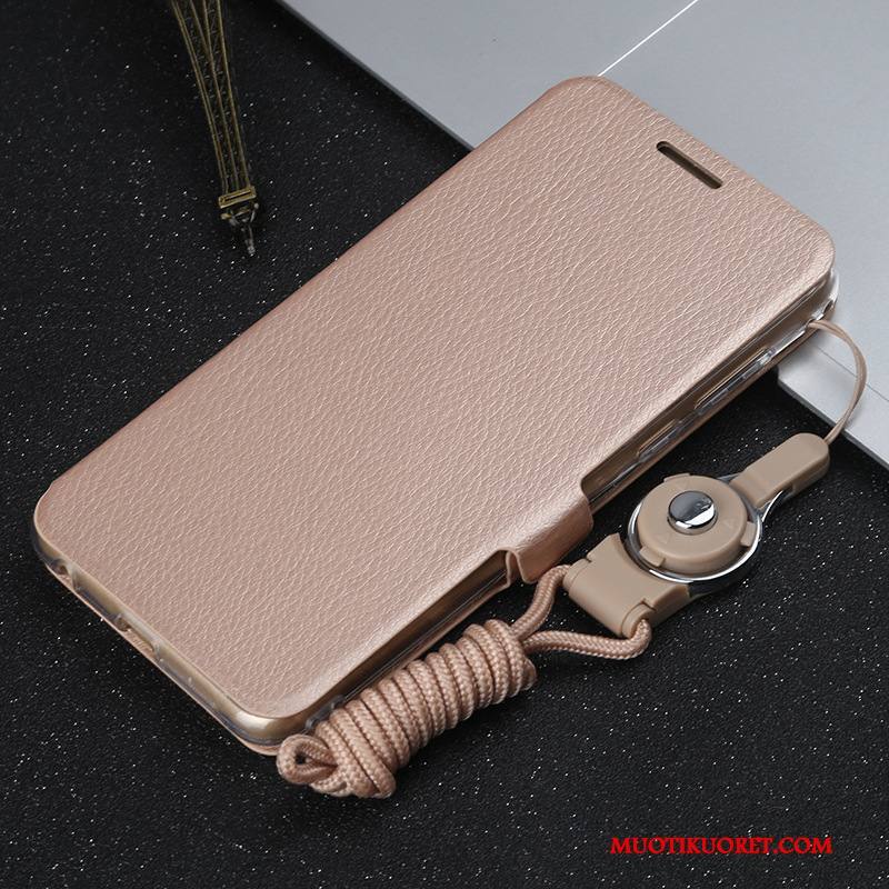 Huawei P Smart Kuori Kotelo Suojaus Kuoret Murtumaton Vaaleansininen Puhelimen Kuoret Nahkakotelo