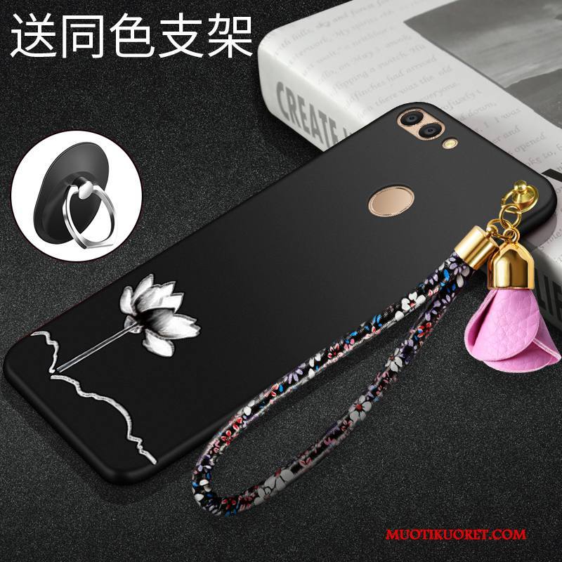 Huawei P Smart Kuori Puhelimen Silikoni Puhelimen Kuoret Pehmeä Neste Ohut Trendi Punainen