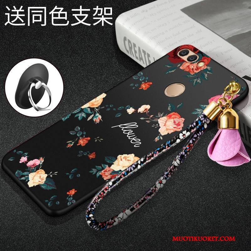 Huawei P Smart Kuori Puhelimen Silikoni Puhelimen Kuoret Pehmeä Neste Ohut Trendi Punainen