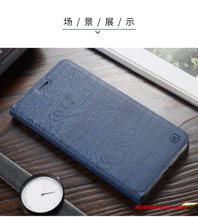 Huawei P Smart Kuori Punainen Suojaus Nahkakotelo Kuoret Puhelimen Kuoret
