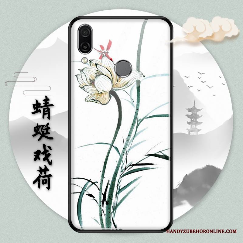 Huawei P Smart Z Kuori Vuosikerta Suojaus Luova Puhelimen Kuoret Lasi Muste Kotelo