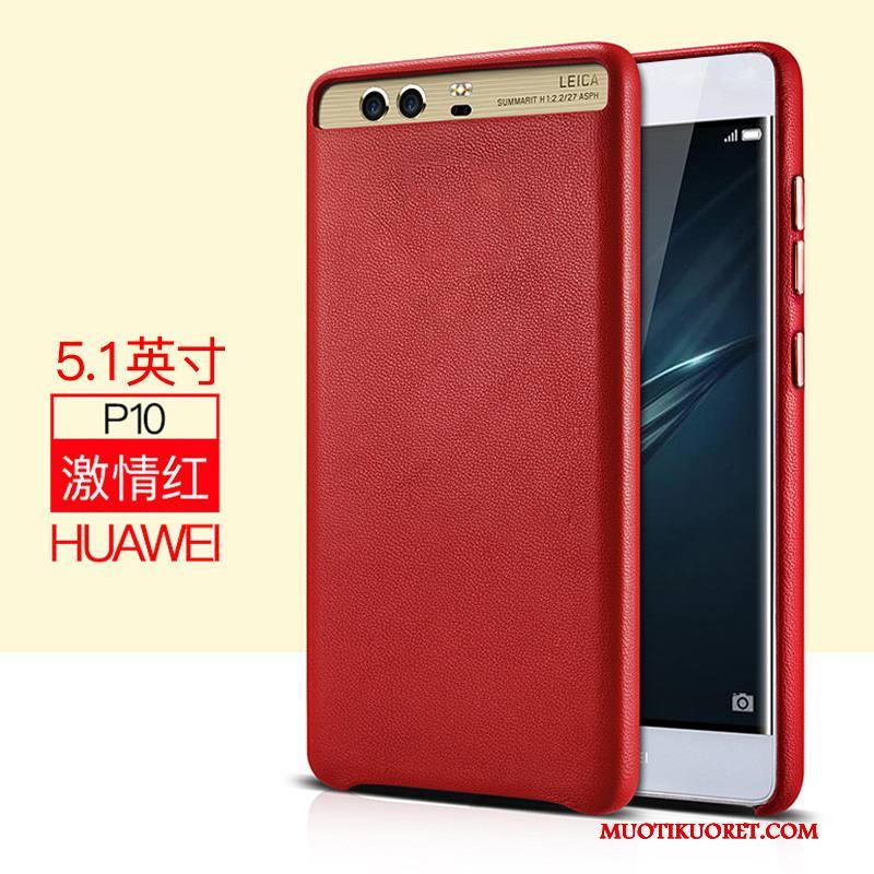 Huawei P10 Kotelo Puhelimen Kuoret Kuori Suojaus Aito Nahka Sininen All Inclusive