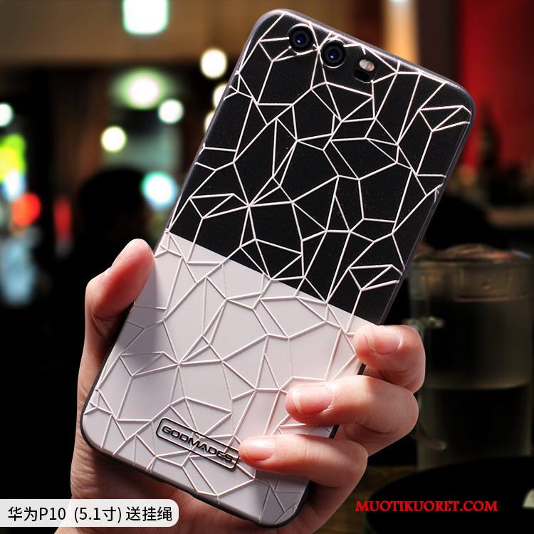 Huawei P10 Kuori Puhelimen Kuoret All Inclusive Pesty Suede Luova Trendi Persoonallisuus Sarjakuva