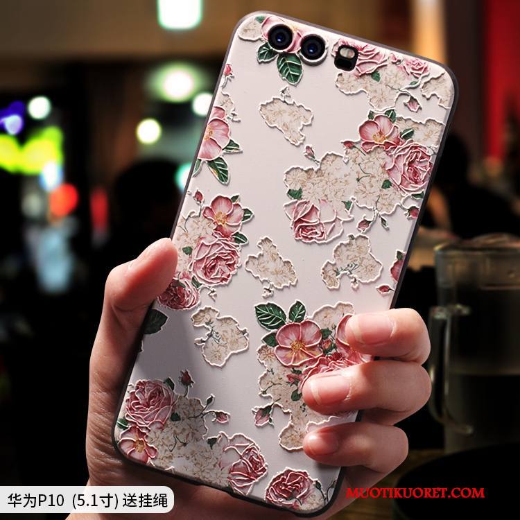 Huawei P10 Kuori Puhelimen Kuoret All Inclusive Pesty Suede Luova Trendi Persoonallisuus Sarjakuva