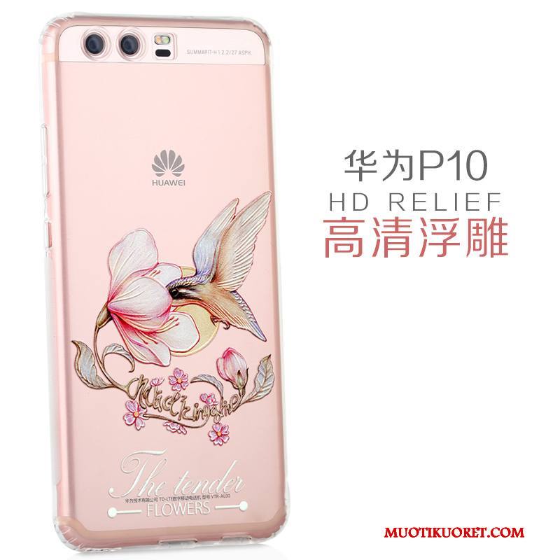 Huawei P10 Kuori Suojaus Sarjakuva Ihana Puhelimen Kuoret Kotelo Silikoni Luova