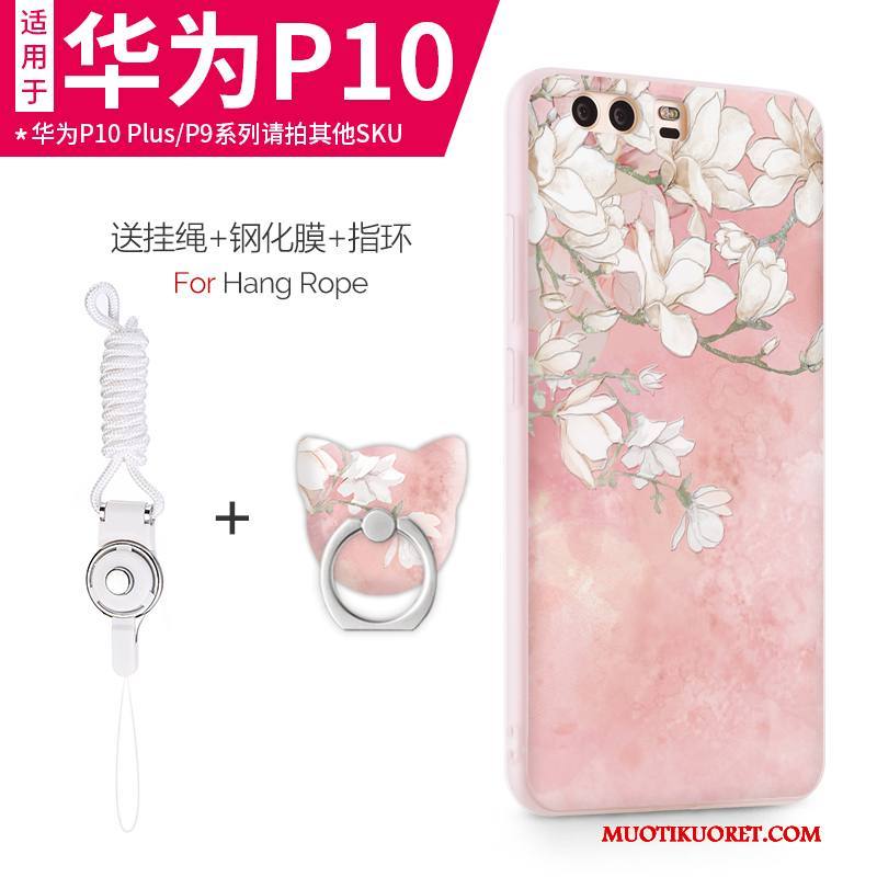 Huawei P10 Kuori Ultra Pehmeä Neste Monivärinen Silikoni Suojaus Puhelimen Puhelimen Kuoret