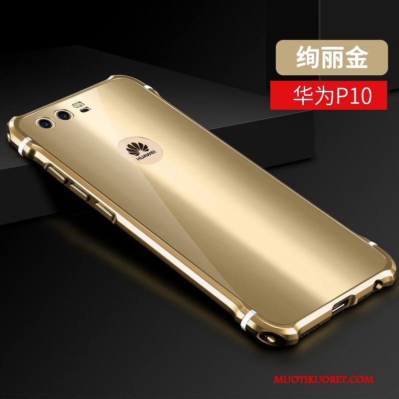 Huawei P10 Persoonallisuus Kova Suojaus Musta Luova Kuori Metalli