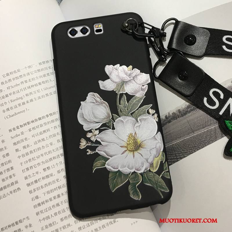 Huawei P10 Plus Kotelo Pehmeä Neste Kuori Musta Puhelimen Kuoret Murtumaton Suojaus