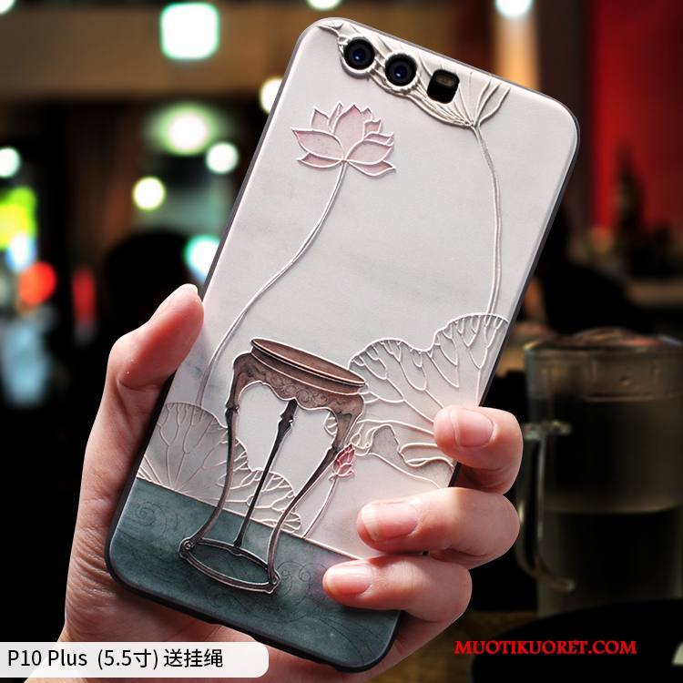 Huawei P10 Plus Kuori All Inclusive Ohut Pesty Suede Murtumaton Persoonallisuus Pehmeä Neste Ultra