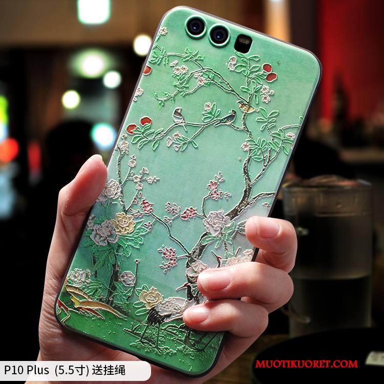 Huawei P10 Plus Kuori All Inclusive Ohut Pesty Suede Murtumaton Persoonallisuus Pehmeä Neste Ultra