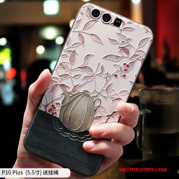 Huawei P10 Plus Kuori All Inclusive Ohut Pesty Suede Murtumaton Persoonallisuus Pehmeä Neste Ultra