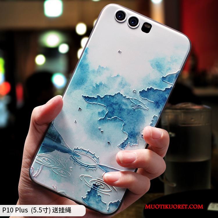 Huawei P10 Plus Kuori All Inclusive Ohut Pesty Suede Murtumaton Persoonallisuus Pehmeä Neste Ultra