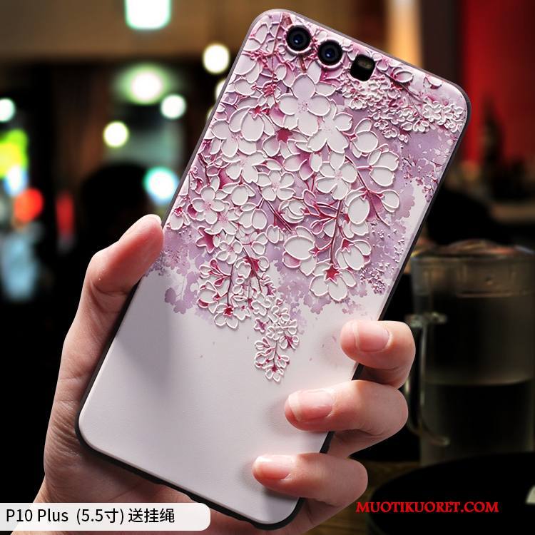Huawei P10 Plus Kuori All Inclusive Ohut Pesty Suede Murtumaton Persoonallisuus Pehmeä Neste Ultra