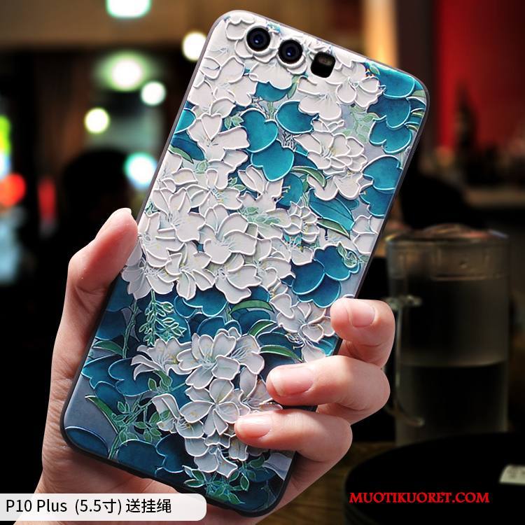 Huawei P10 Plus Kuori All Inclusive Ohut Pesty Suede Murtumaton Persoonallisuus Pehmeä Neste Ultra