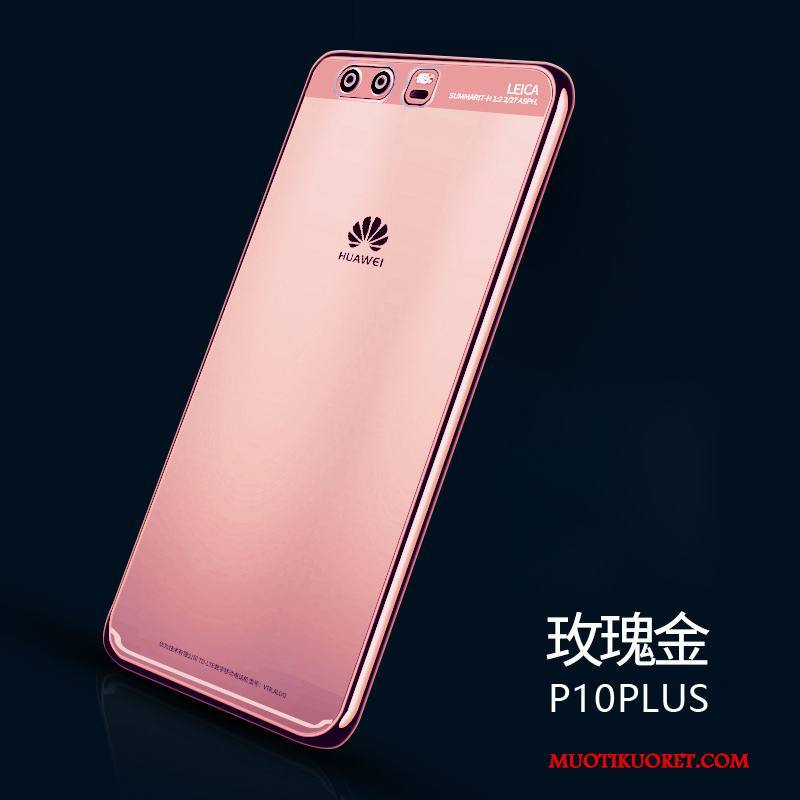 Huawei P10 Plus Kuori Luova Ohut Vihreä Trendi Silikoni Läpinäkyvä Pehmeä Neste