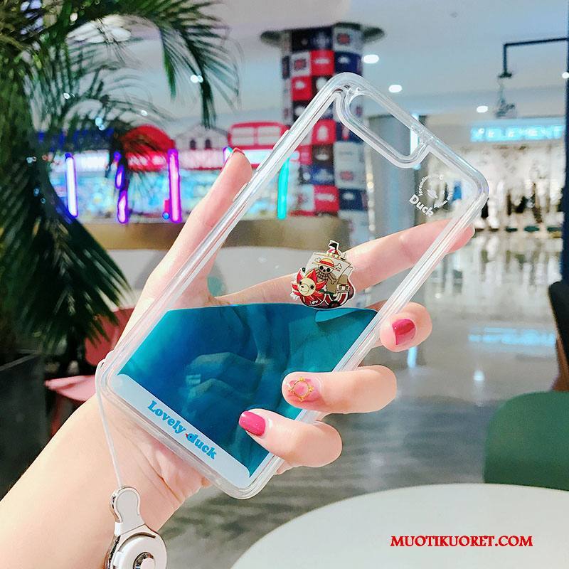 Huawei P10 Plus Kuori Luova Sarjakuva Neste Puhelimen Kuoret Ripustettavat Koristeet Ihana Sininen