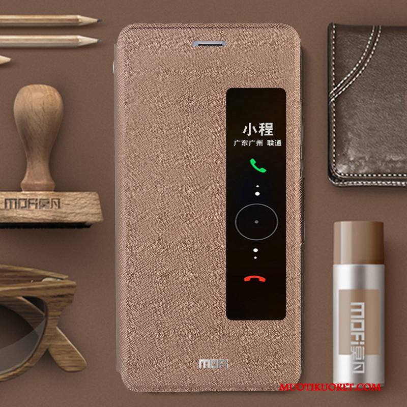 Huawei P10 Plus Kuori Nahkakotelo Silikoni Jauhe Puhelimen Kuoret Simpukka Suojaus Murtumaton