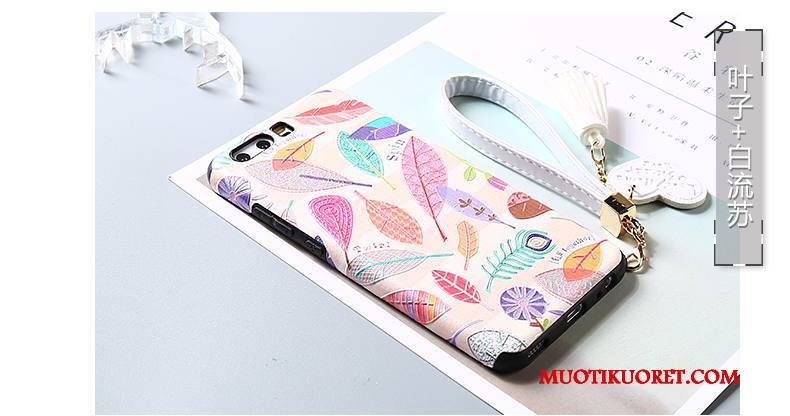 Huawei P10 Plus Kuori Silikoni Puhelimen Kuoret Kotelo Luova Ihana Sarjakuva Fringed