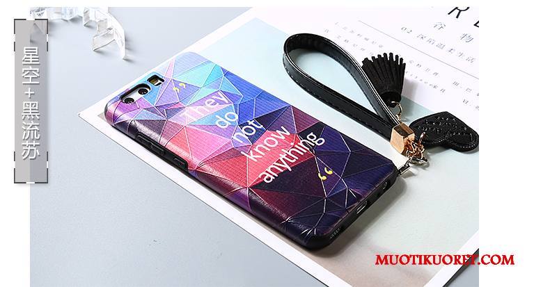 Huawei P10 Plus Kuori Silikoni Puhelimen Kuoret Kotelo Luova Ihana Sarjakuva Fringed